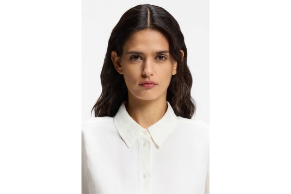 Women's White C Bisenas Tailored Blouse BOSS 50559261-118