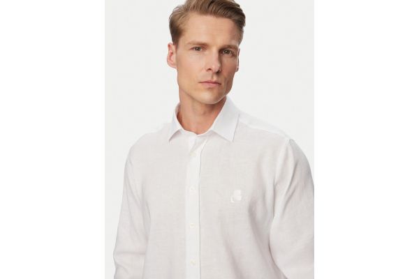 Men's White Modern Fit Shirt Karl Lagerfeld 605084 562791-10