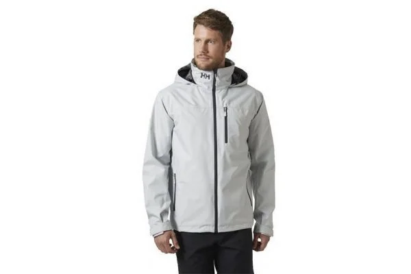 Men's Grey HEH CREW HOODED JACKET 2.0 Helly Hansen 34443-853