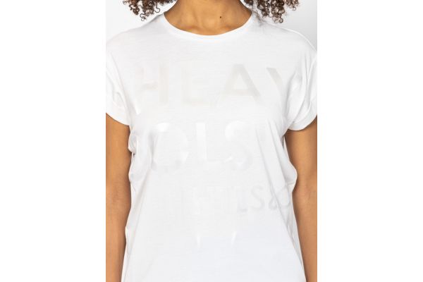 Women's White Mettis26 T-shirt Heavy Tools T17093-ECRU