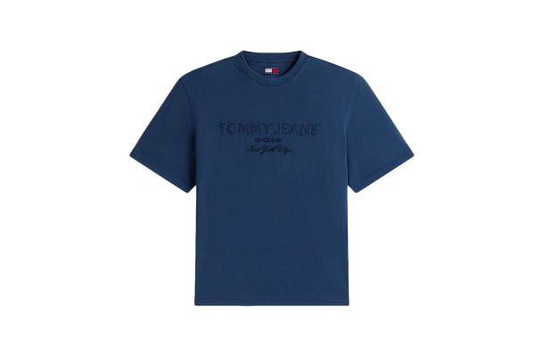 Men's Navy Blue Tjm 90s New Classics Ss Tee Tommy Jeans DM0DM22545-C1G