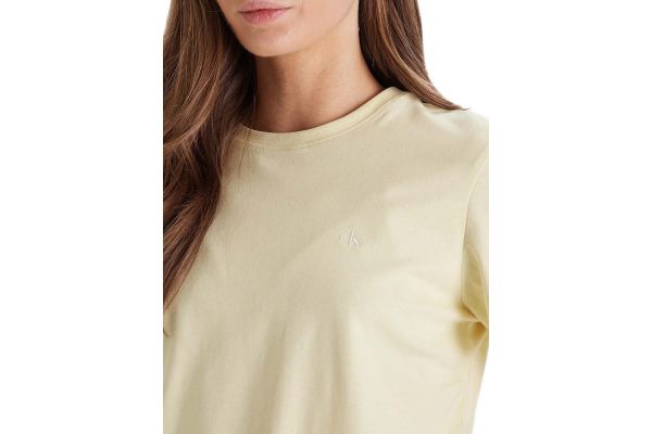 Women's Yellow Archive Jersey Crew Tee EU Calvin Klein LV047B224G-4MY