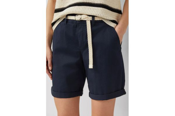 Women's Navy Blue Bermuda Shorts S.Oliver 2174783-5959