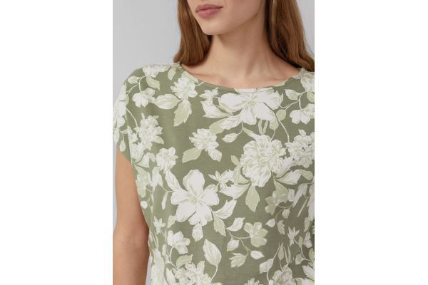 Women's Olive Green T-shirt S.Oliver 2174920-79A0