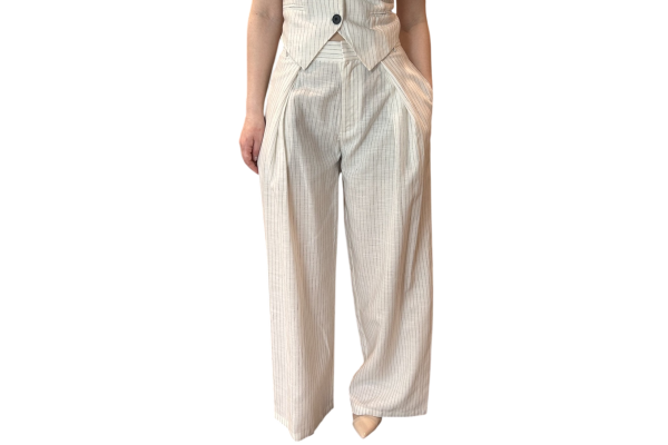 Women's White Pants Lumina LC260278-OFF