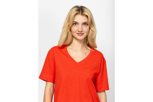 Γυναικείο Marenna T-shirt Κόκκινο Heavy Tools T17069-PAPAYA