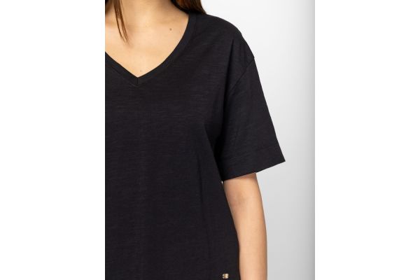 Γυναικείο Marenna T-shirt Μαύρο Heavy Tools T17069-BLACK