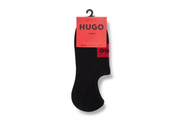 Men's Black LC Label Casual Socks HUGO 50496082-001