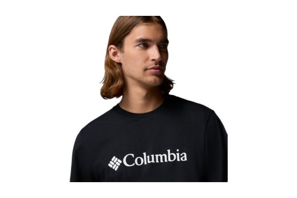 Men's Black CSC Basic Logo Tee Columbia 2155001-010