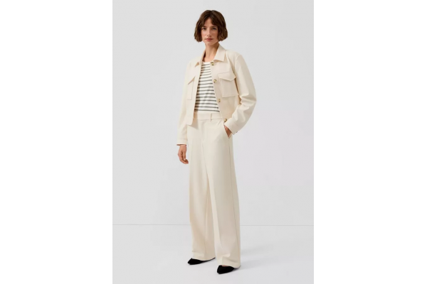 Women's Beige Pants S.Oliver 2174771-8000