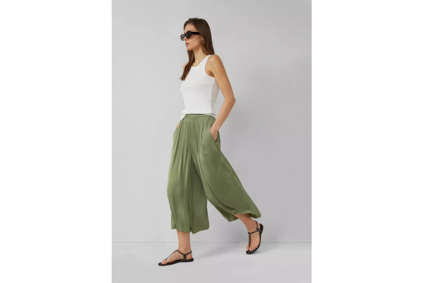 Women's Olive Green Pants S.Oliver 2176388-7900