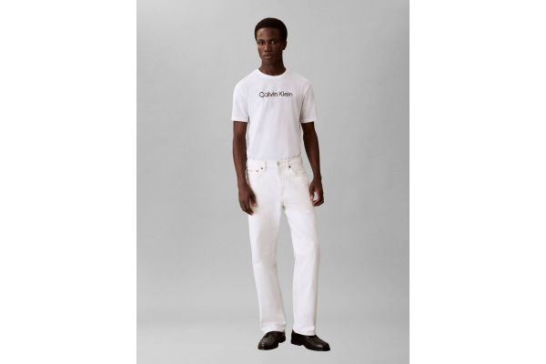 Ανδρικό T-shirt Λευκό Calvin Klein LV04LF809G-YAF