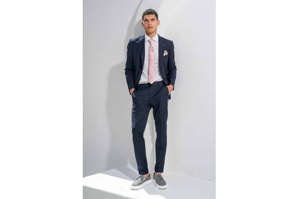 Men's Navy Blue Suit Vittorio DOLCE-NAVY