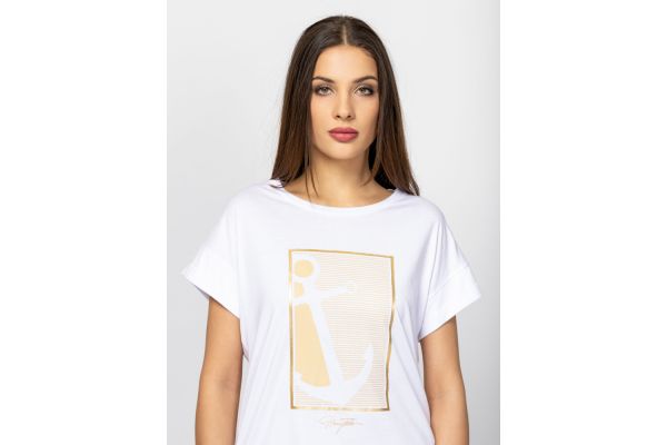 Γυναικείο Maplins26 T-shirt Λευκό Heavy Tools T17078-WHITE