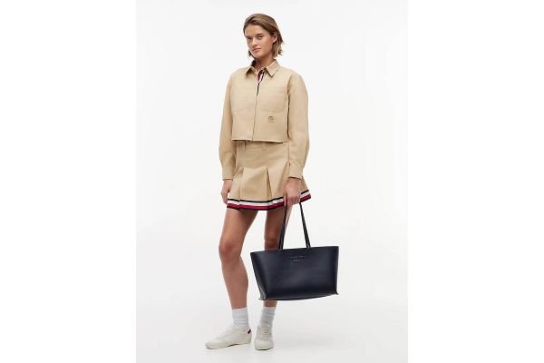 Γυναικεία Tote Τσάντα Μαύρη Tommy Jeans AW0AW18772-BDS