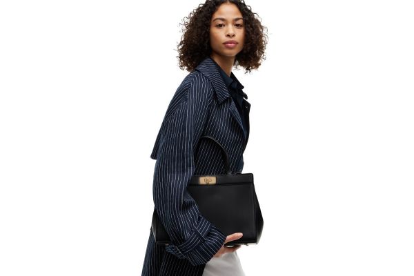 Women's Black TH Modern Satchel Bag Tommy Hilfiger AW0AW18729-BDS