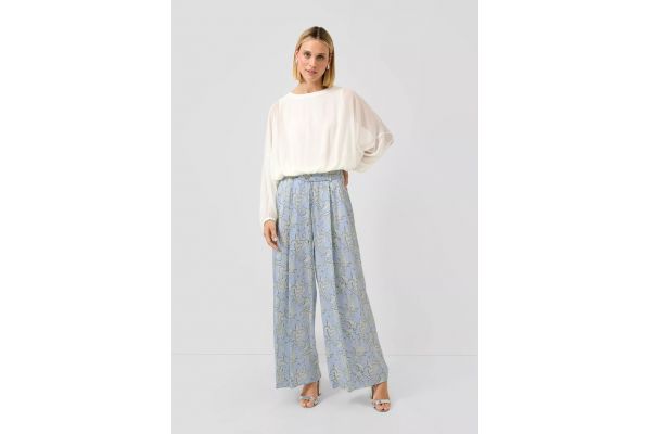 Women's Light Blue Pants S.Oliver 2177715-50A7