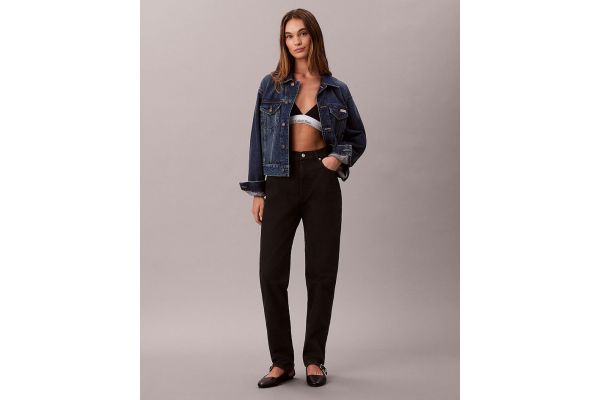 Γυναικείο Mom Τζιν Μαύρο Calvin Klein LV047D843G-TWM