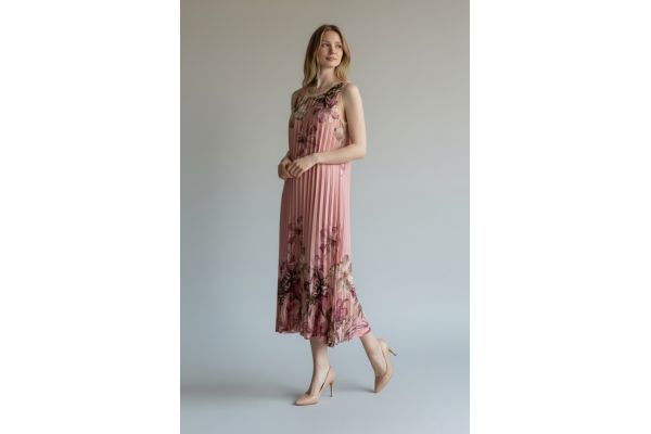 Women's Pink Abito Dress Emporio Co. MF-113