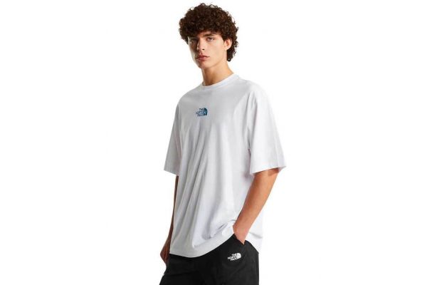 Men's White M Liquid Logo  Oversize SS Tee The North Face NF0A8G9U-FN41