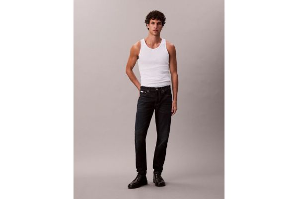 Ανδρικό Slim Τζιν Navy Μπλε Calvin Klein LV04RD700G-ZY0