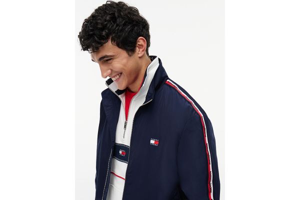 Ανδρικό Μπουφάν Navy Μπλε Tommy Jeans DM0DM23218-C1G