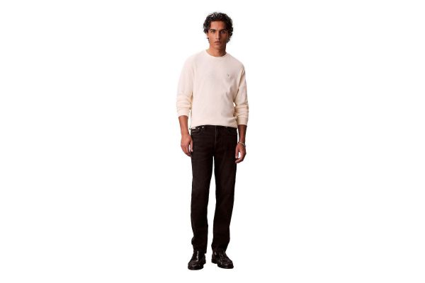 Ανδρικό Classic Taper Τζιν Μαύρο Calvin Klein LV04RF947G-XB0
