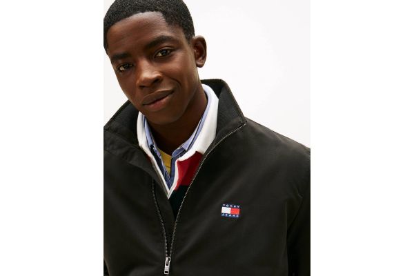 Ανδρικό Μπουφάν Μαύρο Tommy Jeans DM0DM22720-BDS