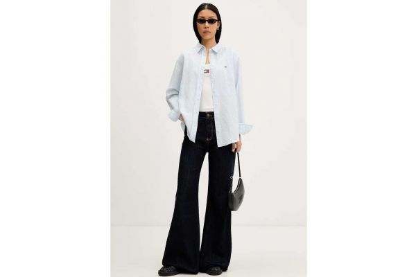 Γυναικεία Τσάντα Ώμου Μαύρη Tommy Jeans AW0AW18773-BDS