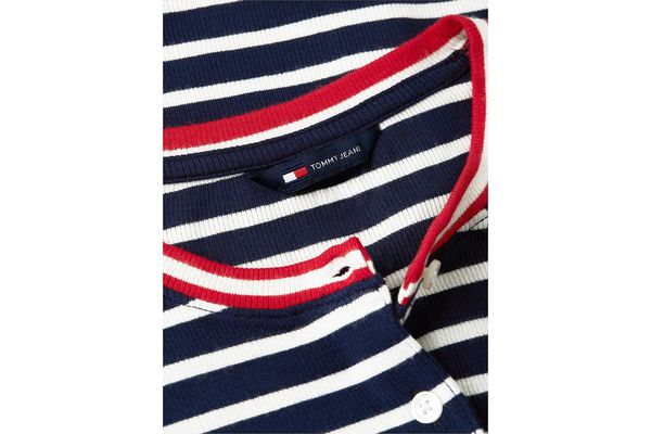 Women's Navy Blue TJW Slim Jersey LS Cardigan Tommy Jeans DW0DW22805-0A7