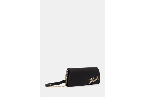 Women's Black K/SIGNATURE MINI CB Bag Karl Lagerfeld B3W30358-992 Black/Gold