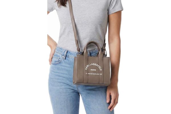 Γυναικεία K/Rsg Mini Tote Τσάντα Καφέ Karl Lagerfeld B1W30042-2PR Taupe