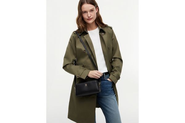 Γυναικεία TH Monogram Τσάντα Χιαστί Μαύρη Tommy Hilfiger AW0AW18863-BDS