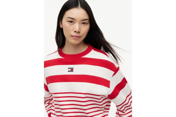 Γυναικείο Φούτερ Κόκκινο Tommy Jeans DW0DW22824-0EY