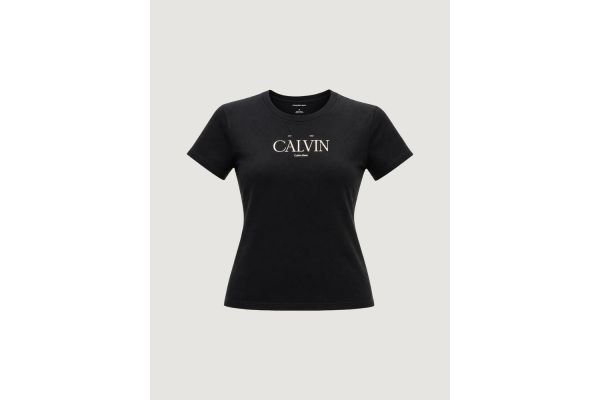 Γυναικείο T-shirt Μαύρο Calvin Klein LV047G806G-UB1