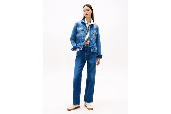 Women's Blue Layla HR Slim STR BI0152 Co Tommy Jeans DW0DW20054-1BK