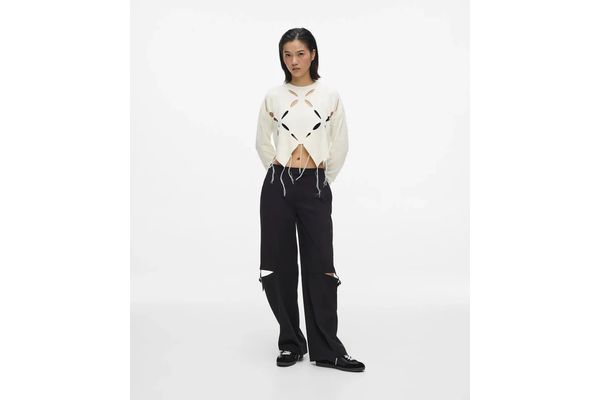 Γυναικείο Πουλόβερ Μπεζ Karl Lagerfeld Jeans B3W18013-200 Egret