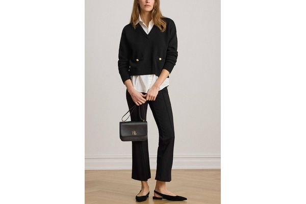 Women's Black Pullover Ralph Lauren 200B24254001-Black White