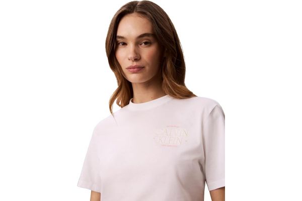 Γυναικείο T-shirt Λευκό Calvin Klein LV047G836G-YAF