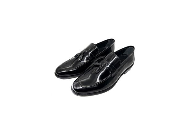 Men's Black Shiny Leather Loafer Diadoch B1716-BLACK