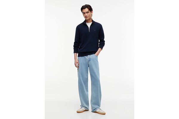 Men's Navy Blue TJM SLM ESS LIGHT SWTR EXT Tommy Jeans DM0DM21654-C1G