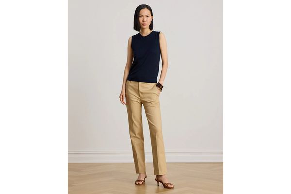 Γυναικείο Παντελόνι Καφέ Ralph Lauren 200P14610005-TAN