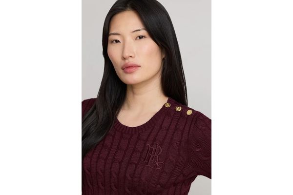 Women's Burgundy SWEATER Ralph Lauren 200P14039503-RED