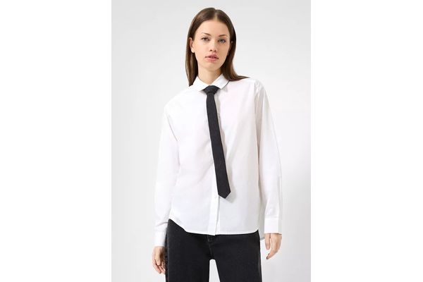 Women's White Shirt S.Oliver 2181911-0100