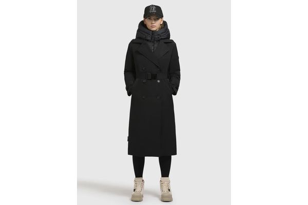 Γυναικεία Elena 3 Καπαρντίνα Μαύρη Khujo KJ1118CO263-200 BLACK
