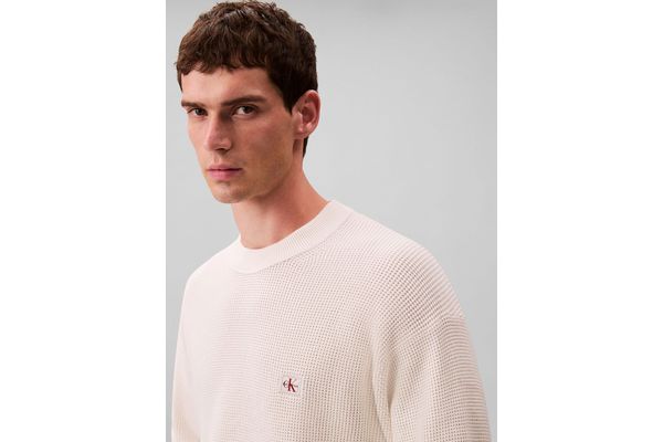 Ανδρικό Φούτερ Λευκό Calvin Klein LV04RH326G-YAS