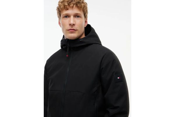 Ανδρικό Μπουφάν Μαύρο Tommy Hilfiger MW0MW44978-BDS