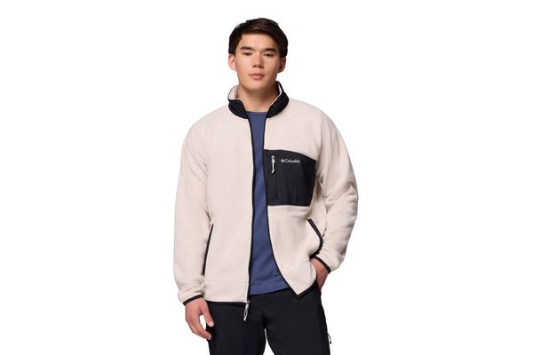 Ανδρική Fast Trek Overlay Full Zip Ζακέτα Εκρού Columbia 2135691-278