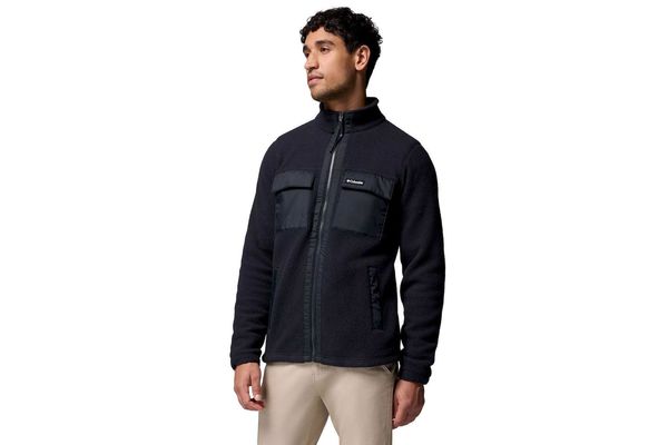 Ανδρική Juniper Peak Fleece Ζακέτα Μαύρη Columbia 2131474-011