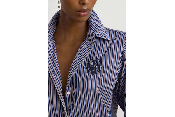 Women's Y/D 70S BROADCLOTH-WVN-SHIRT Ralph Lauren 200B27664001-NAVY